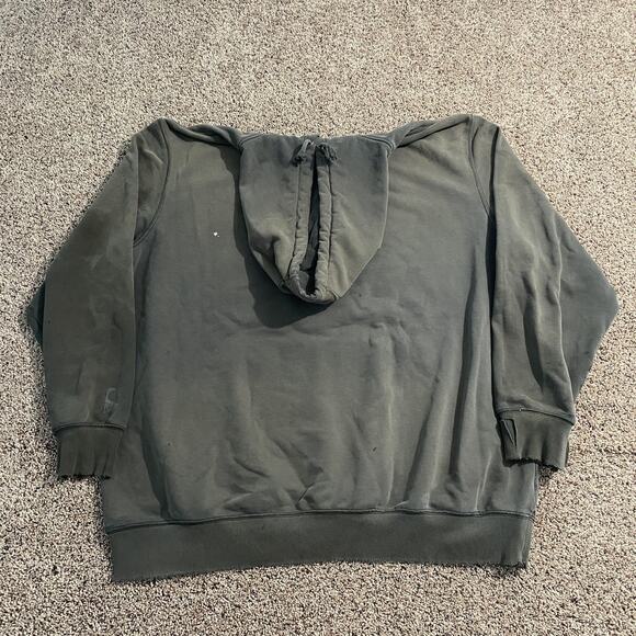 Carhartt Hoodie Mens 3XL Tall Rain Defender Original Fit Distressed Thrashed - Picture 2 of 11